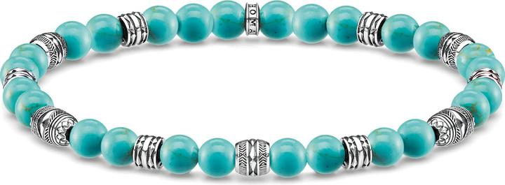 Produktbild Thomas Sabo Armband Talisman Türkis (15.50 cm, Geschwärzt, 925 Sterlingsilber)