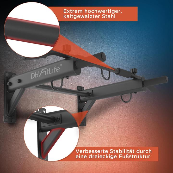 Actual product image DH FitLife Klimmzugstange für Wandmontage