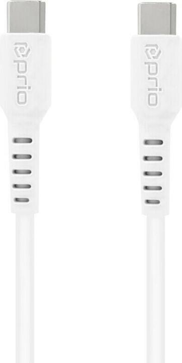 Immagine prodotto prio Cavo di ricarica e sincronizzazione ad alta velocità da USB C a USB C 5A 0,6m bianco (0.60 m)