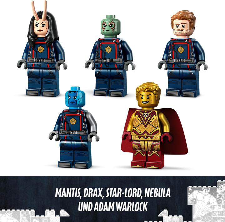 Actual product image LEGO The Guardians' new ship (76255, LEGO Marvel)