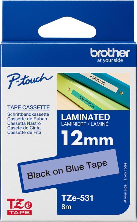 Produktbild Brother Tze-531 (1.20 cm, Blau, Schwarz)