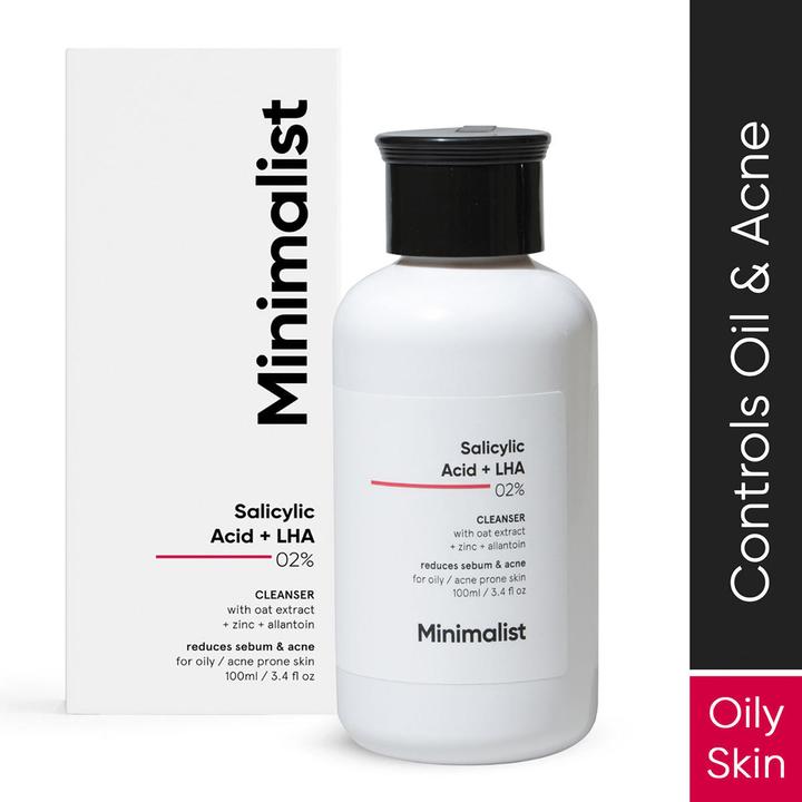 Actual product image Minimalist Salicylic Acid + LHA 02% Cleanser (100 ml)