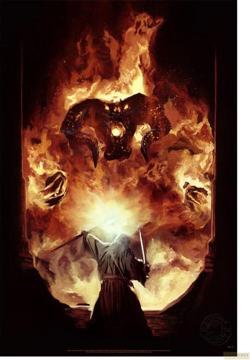 Sideshow Der Herr der Ringe Kunstdruck The Flame of Anor 46 x 61 cm - ungerahmt