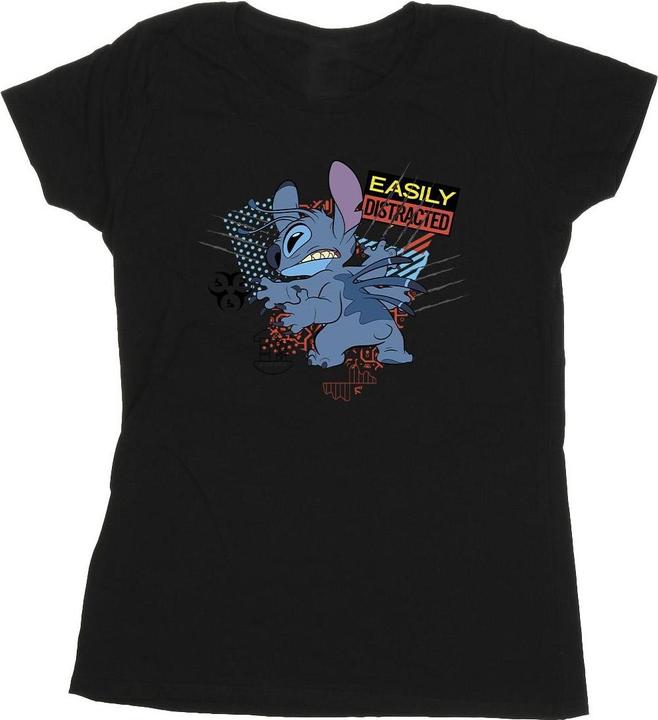 Disney Lilo And Stitch Easily Distracted TShirt (S)