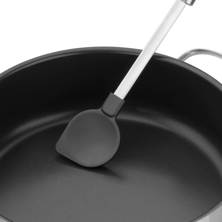 Produktbild Silit Kochlöffel mit hitzebeständiger Laffe 34cm Classic Line Edelstahl poliert