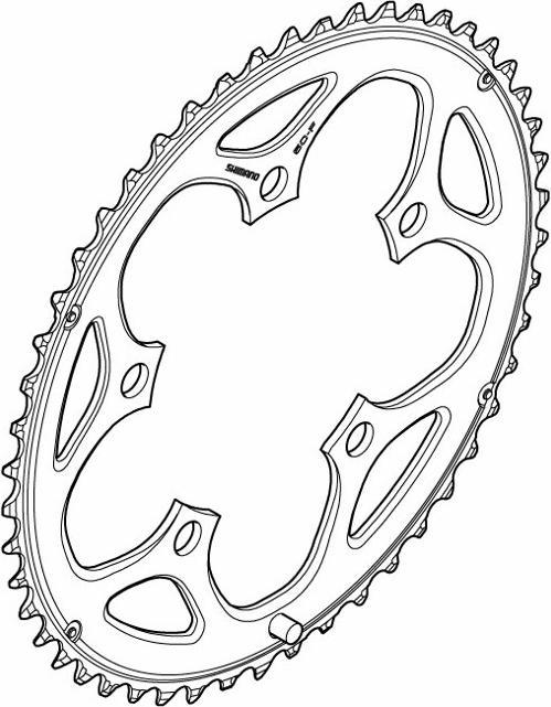 Productafbeelding Shimano Tiagra FC-4550 kettingblad 9-speed (50)