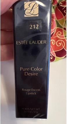 Actual product image Estée Lauder Pure Colour Desire - Rouge Excess Cream Lipstick 212 No Angel 3.1 g