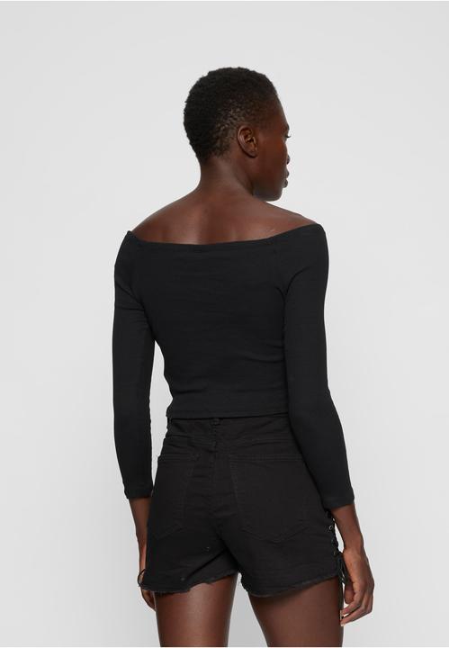 Immagine prodotto Urban Classics Donna Off Shoulder Rib Longsleeve - 16497 (XL)