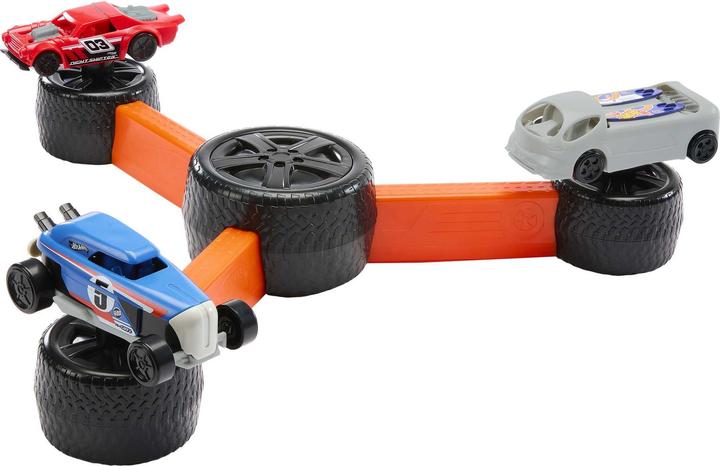 Image du produit Mattel Games Hot Wheels Build ‘N Slam™ Game (Multilingue)