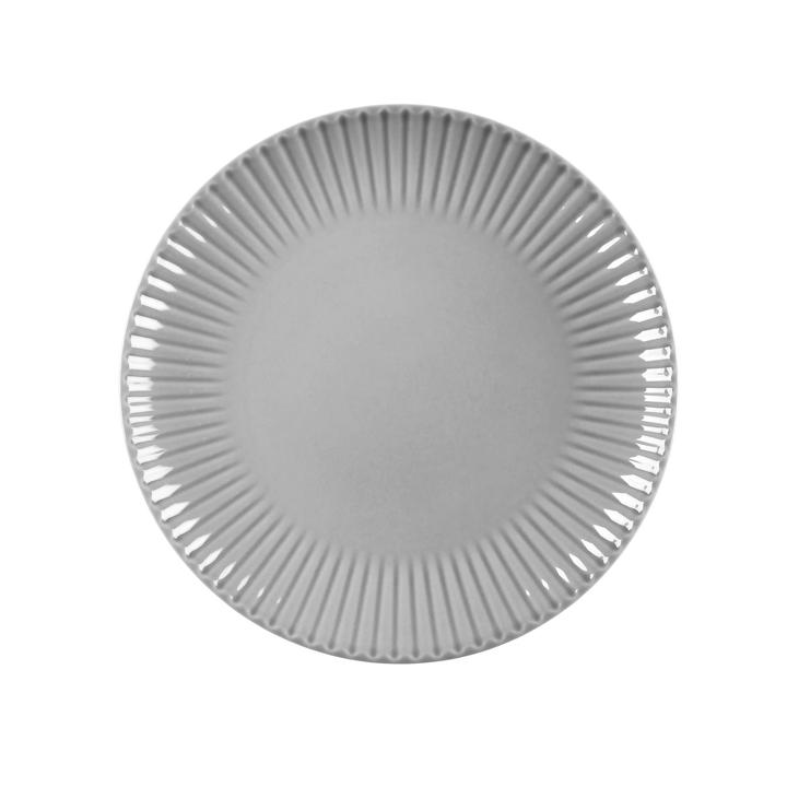 Krautheim & Adelberg Dinner plate relief grey 2pcs (2 x, 27 cm)