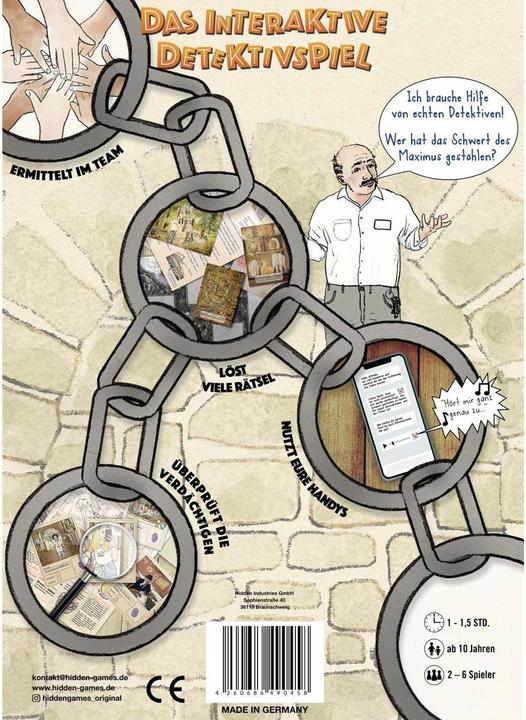 Image du produit Magni Jeu d'enquête Hidden Games Scène de crime Le disparu (Allemand)