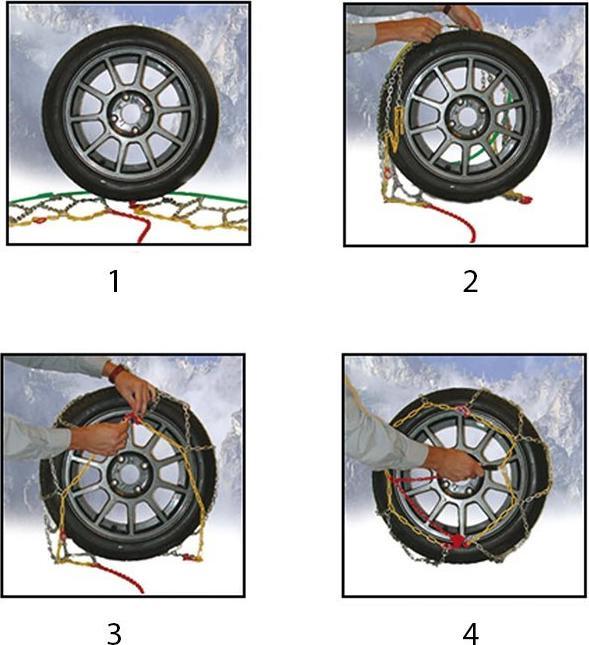 Actual product image ProPlus Snow chains KN20