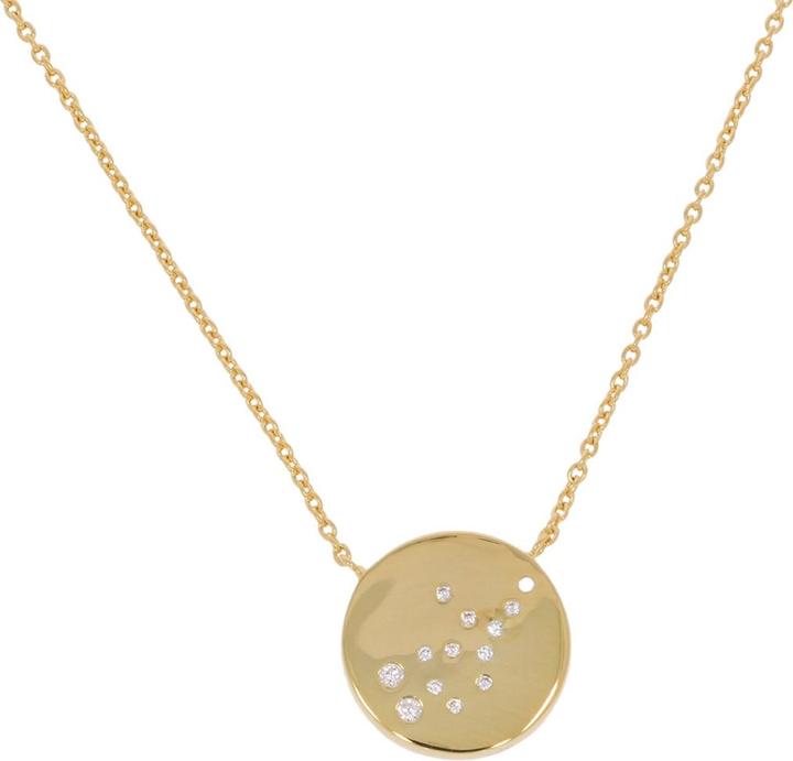 Produktbild Sif Jakobs Collier Zodiaco Jungfrau vergoldet (925 Sterling Silber, 48 cm)