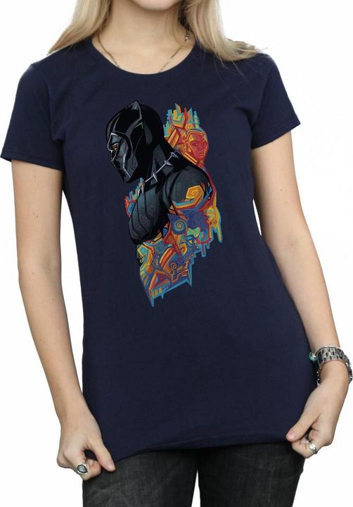 Immagine prodotto Maglietta in cotone con profilo Pantera Nera Donna/Ladies (S)