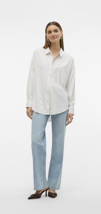 Image du produit Vero Moda Vmnora Ls Oversize Shirt Wvn Ga Noos (S)
