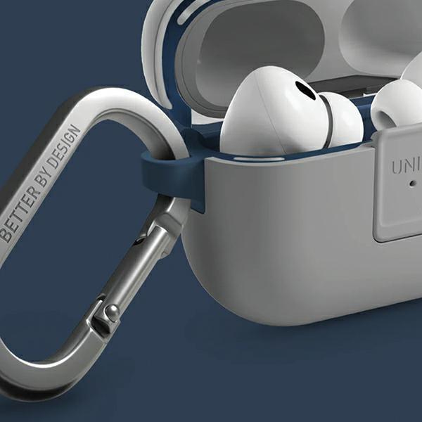 Produktbild Uniq etui Clyde Lock Case AirPods Pro 2 (2022/2023) czarno-ciemnoszary/charcoal-dark grey (Kopfhörer Tasche)