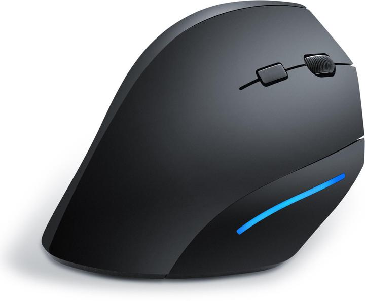 Produktbild CSL ergonomische Maus Funk, ergonomische Vertikal Mouse 2,4 GHz, gegen Maus-/Tennisarm RSI Syndrom (Kabellos)
