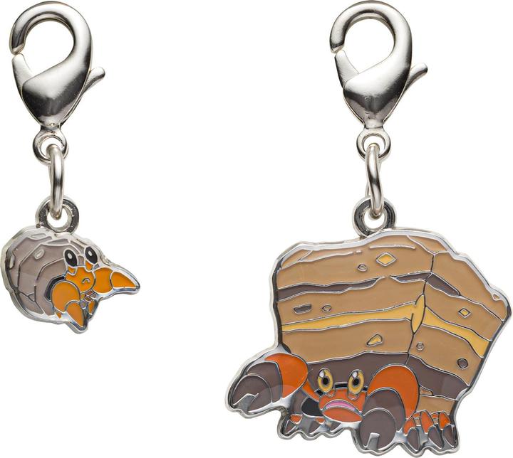 Immagine prodotto Pokémon Centro Pokemon - Portachiavi Dwebble, Crustle - 2 pezzi
