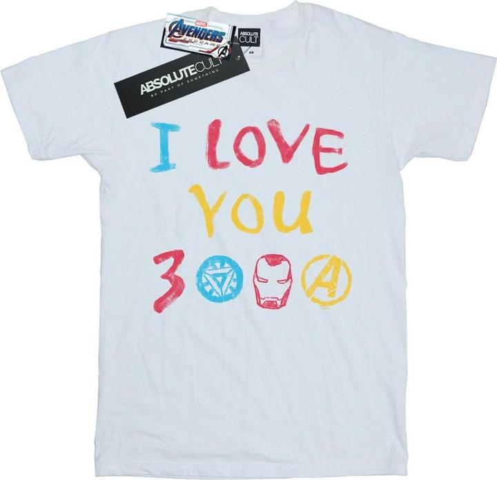 Produktbild Avengers Endgame I Love You 3000 Crayons TShirt (5XL)