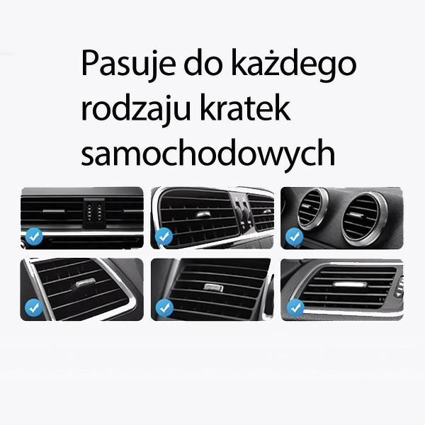 Image du produit Usams Uchwyt indukcyjny US-CD222 15W do kratki went. czarny/black CD222ZJ01 (15 W)