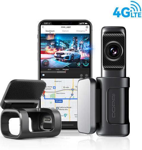 Immagine prodotto DDpai MINI 5 4G | Dashcam | 4K 2160p, GPS, WiFi (WiFi, Ricevitore GPS, UHD 4K)