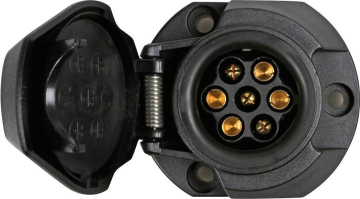 Image du produit Lampa Prise de remorque 7 broches avec contact pour feu antibrouillard