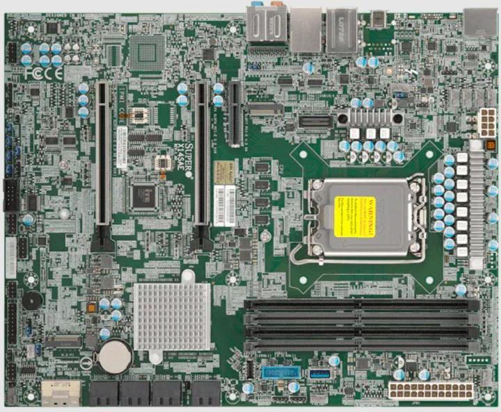 Supermicro Mainboard X14SAE ATX Sockel 1851 Single - Mainboard - ATX (LGA 1851, Intel W880, ATX)