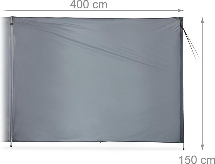 Image du produit Relaxdays Écran anti-vent (400 x 2 x 150 cm)