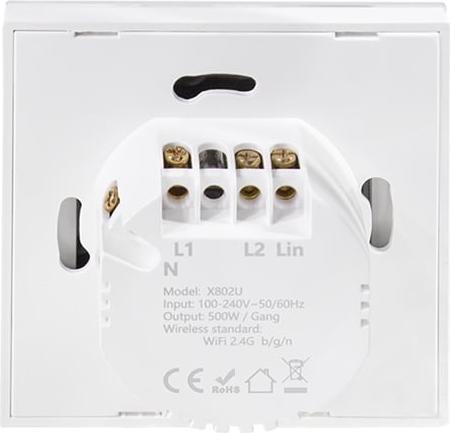 Image du produit LogiLink Smart Home Wi-Fi Wall Switch 2-Fold