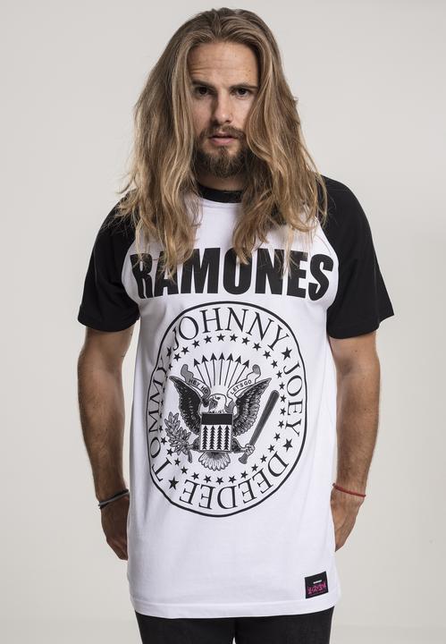 Immagine prodotto Mister Tee Maglietta Raglan dei Ramones Circle (M)