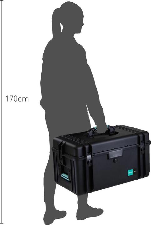 Immagine prodotto HPRC 4300 Custodia con schiuma, nero/blu (Custodia fotografica, 4 l)