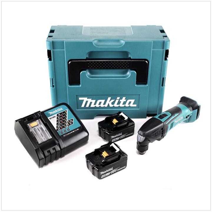 Produktbild Makita DTM 50 RMJ 18V Li-Ion Akku Multifunktioswerkzeug im Makpac mit 2x 4,0 Ah Akku und 1x Ladeger