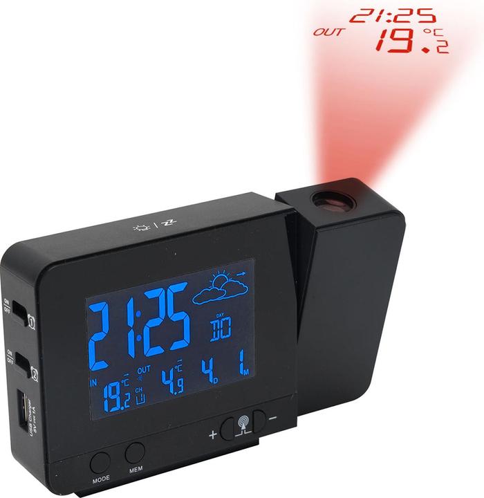 Actual product image Casativo Projection alarm clock