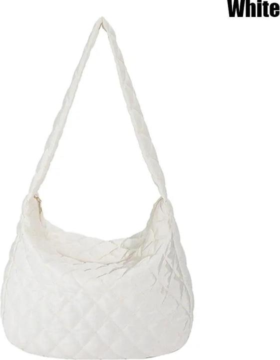 Produktbild Only-Bags.Store Grosse Kapazität Gesteppte Tasche Winter Warm Leichte Daunen Baumwolle Gepolstert Plaid