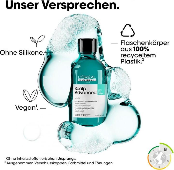 Image du produit L'Oréal Professionnel Série Expert Scalp Advanced - Anti-Oiliness Dermo-Purifier (300 ml, Shampoing liquide)