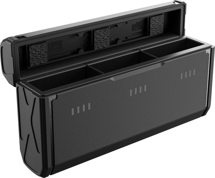 Actual product image Telesin Pocket size 3-slot charger box and 2pcs Stamina battery kit for GoPro Hero 9/10/11/12 Batter (Hero 9, Hero 10, Hero 12, Hero 11)