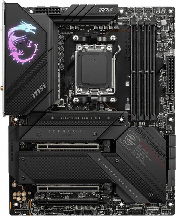 Actual product image MSI MPG X670E CARBON WIFI (AM5, AMD X670E, ATX)