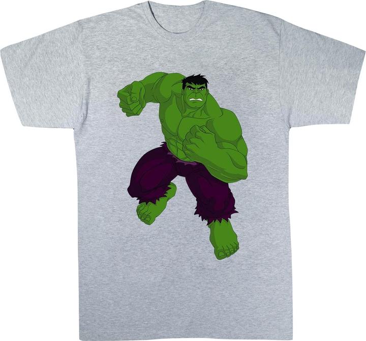 Actual product image Boys Hulk Pose T-Shirt (140, 146)