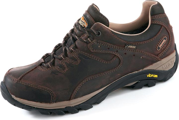Actual product image Meindl Light Hike Shoe Caracas GTX Size 46 - 11 dark brown Nubuck leather Gore-Tex lining (46)