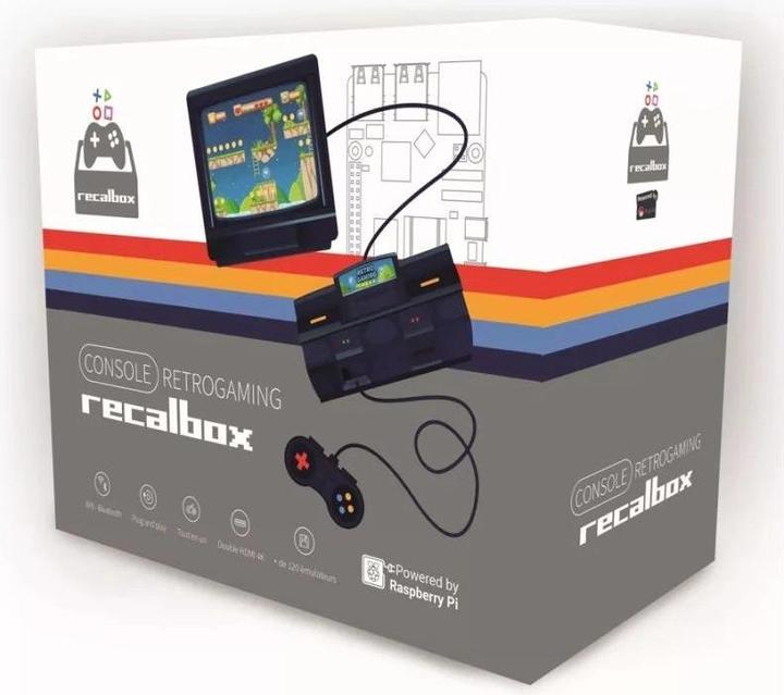 Image du produit HutoPi Kit de jeu Raspberry Pi 4, 4 GB Retrogaming PS1 Set