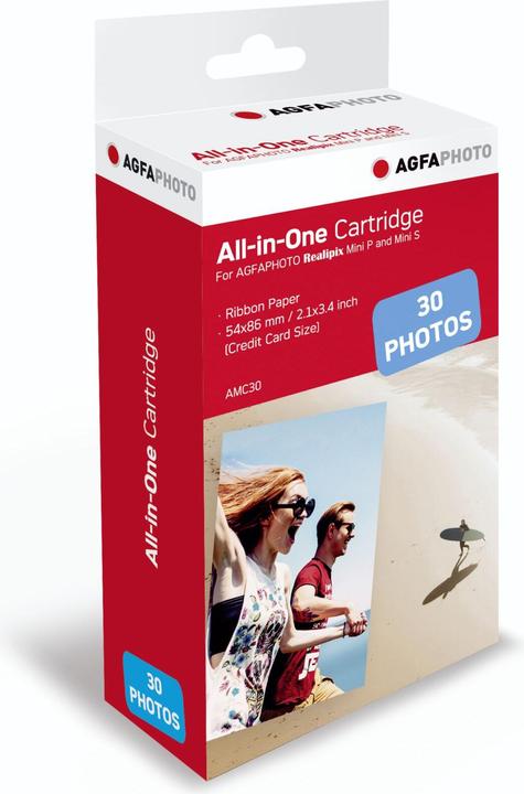 Actual product image AGFAPHOTO AMC 30 - 30 sheets 2.1 x3.4 (5.5 x 8.5 cm, 30 x)