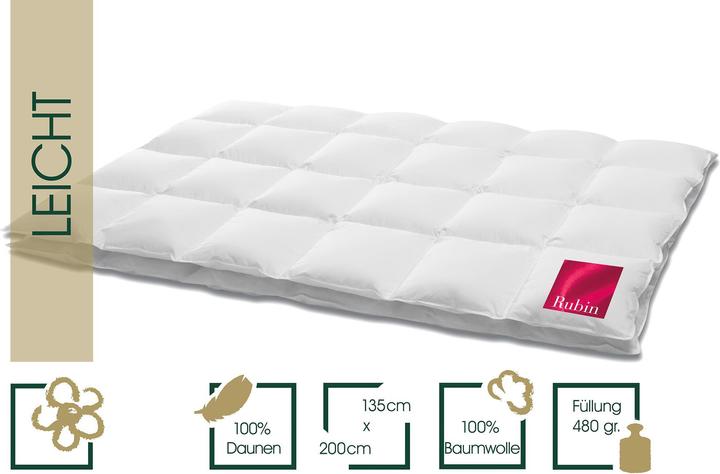 Actual product image Hanskruchen Rubin (480 g, 135 x 200 cm)