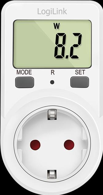 Image du produit LogiLink Compteur d'énergie, blanc