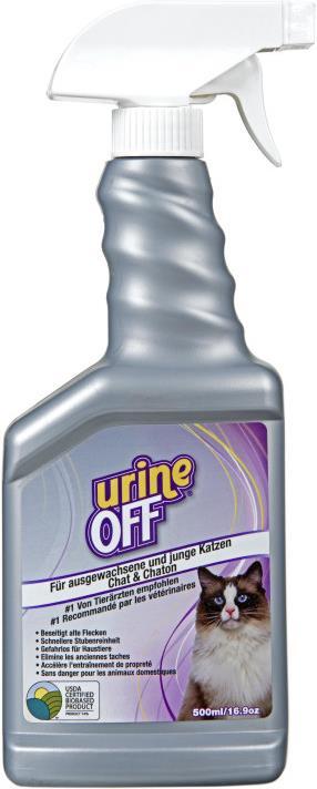 Produktbild Urine Off Geruchs- und Fleckenentferner (Katze, 500 ml)