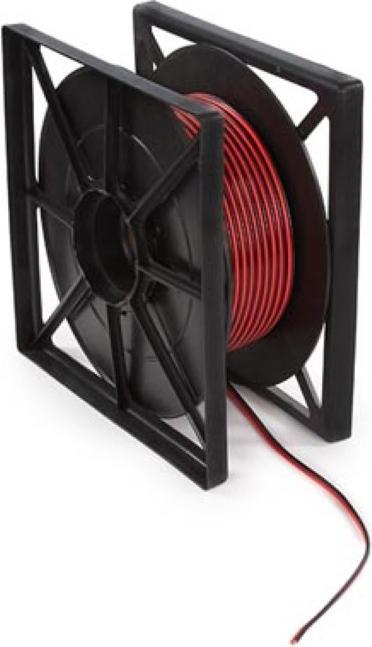Produktbild Cables CCA-LAUTSPRECHERKABEL - ROT/SCHWARZ - 2 x 1.50 mm² - ROLLE 100 m (100 m)