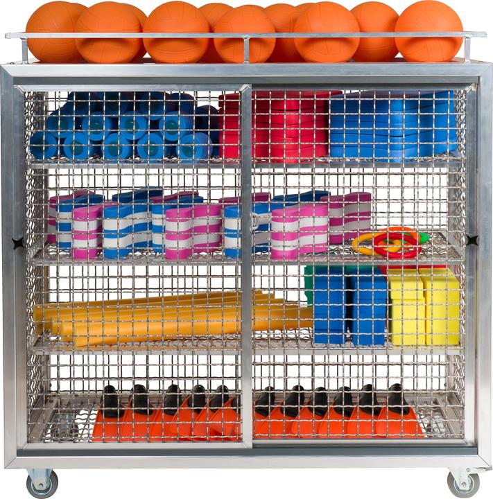 Actual product image Sport-Thieme Swimming pool mesh shelf trolley
