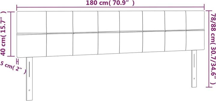 Actual product image VidaXL Warren (180 x 5 x 88 cm)