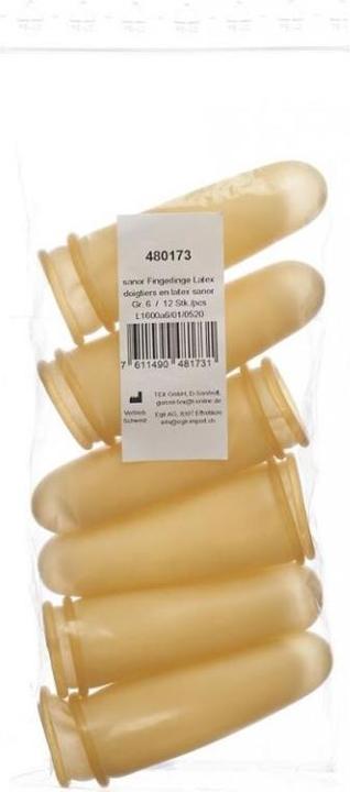 Produktbild Sanor Fingerling Latex Grösse 2 gepudert leicht (0.07 m)