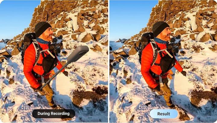 Actual product image Insta360 Action Invisible Selfie Stick (Carbon 1m)