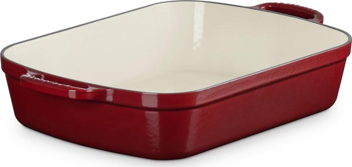 Actual product image Le Creuset Cast iron roasting pan SIGNATURE Garnet